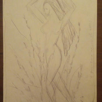 Donna nella natura, studi per formelle in gesso - Molteni