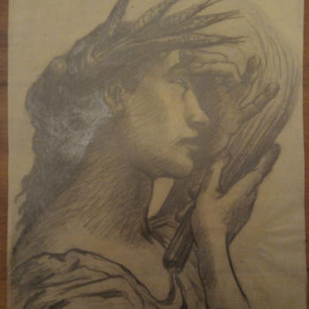 Tre stagioni - grafite su carta da lucido - Molteni