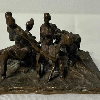 Bozzetto in bronzo Franco Molteni