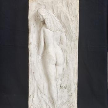 Formella in gesso 22x52x4.5