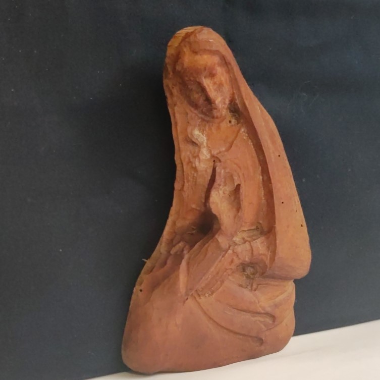 Madonna benedicente - Franco Molteni - bozzetto in legno - immagine 2